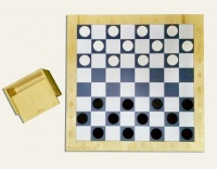 Настенная игра «Шашки+шахматы» 