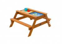 Стол БОЛЬШОЙ для игр с песком и водой со скамейками