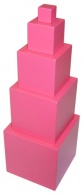Розовая башня (5 кубиков)