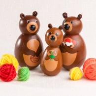 Набор пальчиковых игрушек "Три медведя"
