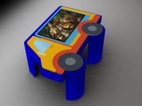 Детский интерактивный сенсорный стол "ГРУЗОВИЧОК"