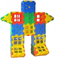 Набор для конструирования  «Строительные интерактивные блоки стандарт»:  Комплект №1 "Робот"