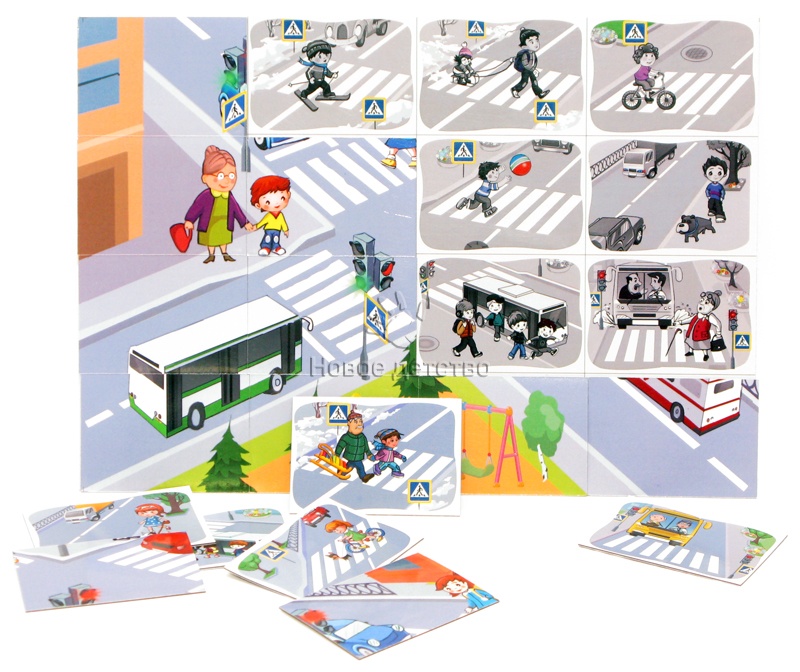 Магнитное развивающее пособие "Правила дорожного движения" Магнитное развивающее пособие "Правила дорожного движения"