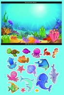 Магнитный плакат "Подводный мир"