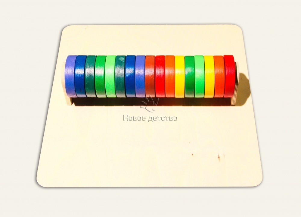 Тактильно-развивающая панель "Цветные круги" Тактильно-развивающая панель "Цветные круги"