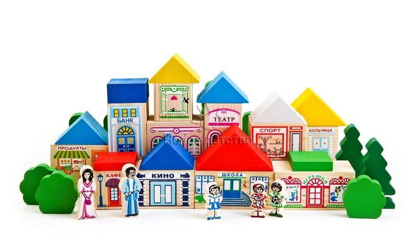 Конструктор "Веселый городок" Конструктор "Веселый городок"