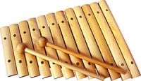 Ксилофон деревянный неокрашенный 12 тонов 