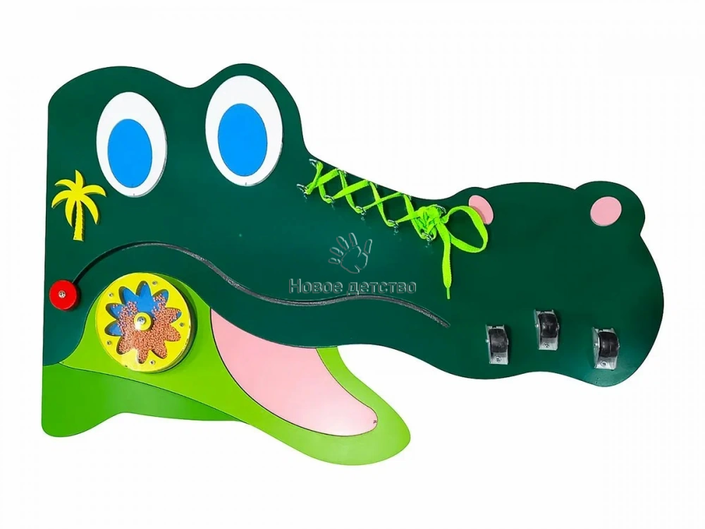 Бизиборд «Супер-крокодил» №2